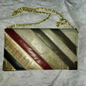 Vintage Snake Skin Bags by Varon Clutch